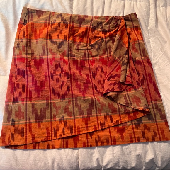 Ralph Lauren Geo Motif Wrap Skirt - Picture 4 of 6